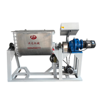Mezclador Industrial de Arcilla y Detergente en Polvo para Productos Químicos, Mezclador de Cinta Horizontal, Máquina Mezcladora de Polvo Seco con Bomba de Engranajes y Motor