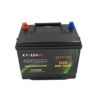 Paket Baterai Lithium OEM ODM 12 Volt Baterai Mobil Lifepo4 12v 60Ah 100Ah Baterai Mobil Lithium Ion Starter Mobil Baterai LiFePO4