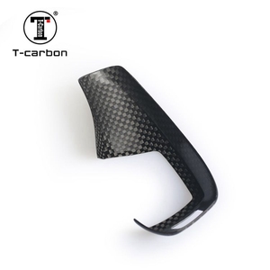 Copertura del Pannello del Pomello del Cambio in Fibra di Carbonio per <span class=keywords><strong>BMW</strong></span> <span class=keywords><strong>Serie</strong></span> <span class=keywords><strong>1</strong></span> 2 3 5, <span class=keywords><strong>Accessori</strong></span> Interni Auto, Patch per Leva del Cambio Lato Guidatore - Product Image 4