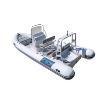 Ce 21ft Patrol 660 bateau gonflable en fibre de verre pour tubes hypalon à coque en aluminium de mer