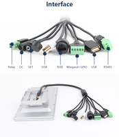 Terminal de Gestión de Visitantes para Edificios Inteligentes de 8 Pulgadas con Reconocimiento Facial Binocular Integrado, Compatible con USB/Relé