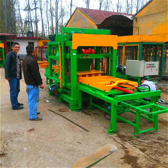 Straatklinker machines bedrijf in china/qt4-20 stoeptegel spuitgietmachine