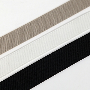 <span class=keywords><strong>Bobine</strong></span> élastique noire 1.6 pouces 4cm de large bande extensible tissée ceinture élastique lourde longueur 3yds - Product Image 3