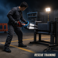 Écarteur hydraulique d'urgence pour accidents de la route et catastrophes, en alliage léger haute résistance, autobloquant, double usage AC/DC
