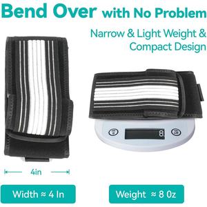 Di bawah pakaian bantuan Sciatica tulang belakang nyeri bernapas sabuk pendukung dapat disesuaikan latihan kerja cocok ringan penguat punggung - Product Image 4