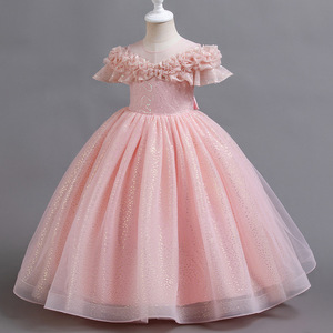 Abiti Lunghi ed Eleganti da Cerimonia per Bambine, Abbigliamento per Feste, Vestiti da Sera Formali per Damigelle e Matrimoni - Product Image 3