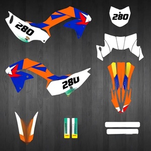 Adesivi Personalizzati TZ103 per Moto, Pellicola Luminosa in <span class=keywords><strong>Cristallo</strong></span> per Moto, Adesivi Luminosi per KAWASAKI KLX230 230R - Product Image 6