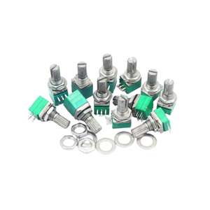 Potenciómetro RK097N de 3 pines simples/RV097G de 6 pines dobles, B5K/10K/20K/50K/100K, longitud 15 mm - Product Image 2