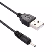Cable de carga USB para cargador Nokia 105 Plomo Negro