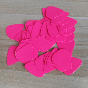 Plectres de guitare vierges de 0,71 mm, solides, de couleur rouge, jaune, bleu, rose, plectre médiateur <span class=keywords><strong>Reeder</strong></span>, livraison gratuite, 50 pièces par lot - Product Image 2