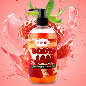 プライベートラベルボディジャム天然有機ビタミンEホワイトニング角質除去香水シャワージェル釉薬ウォッシュ - Product Image 5