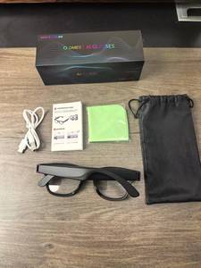 แว่นตาอัจฉริยะ SYX105 Smart BT AI พร้อมกล้อง HD ความละเอียดสูง แบตเตอรี่ 270mAh ป้องกันแสงสีฟ้า กล้อง 800W ป้องกันการสั่นไหว ไมโครโฟนคู่ตัดเสียงรบกวน - Product Image 2