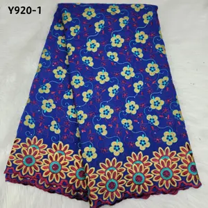 Vải Polyester/Cotton Cho Nữ Thiết Kế Theo Yêu Cầu 2022 Giá Rẻ Họa Tiết Hoa Thêu Chất Liệu Ren Bông Mềm Mại