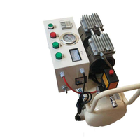 Machine de nettoyage portable pour conduites de chauffage par le sol, compresseur d'air sans huile, équipement de détartrage et de nettoyage des tuyaux d'eau