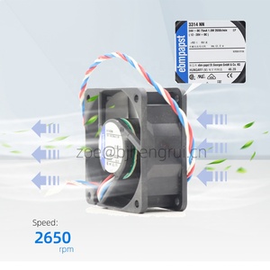3314NN ebpapst 24V DC 9ซม. 92x92x32มม. 9232 47CFM 1.8W 35dBA 2650rpm ลูกปืนอินเวอร์เตอร์พัดลมระบายความร้อนตามแนวแกน - Product Image 3