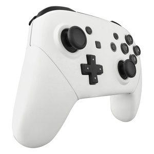 EXtremeRate White Faceplate Backplate Handles DIY Replacement Full Housing Shell Cover for <b>Switch</b> Pro Controller - Product Image 4