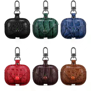 Para airpod 4 Designer <span class=keywords><strong>Mini</strong></span> Leather Texture Purse Bag para Apple airpod Pro Holder Funda de cuero Bag Charm para <span class=keywords><strong>airpods</strong></span> 1/<span class=keywords><strong>2</strong></span> - Product Image 3