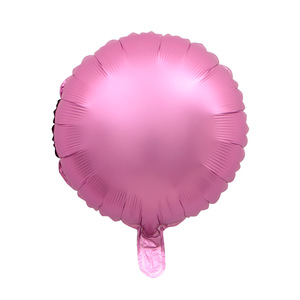 Globos de papel de aluminio metálico de 18 pulgadas Globos redondos de papel de aluminio mate Decoración para fiesta de boda Globos metálicos - Product Image 3