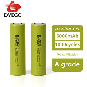 Аккумуляторные элементы DMEGC 21700, 5000 мАч, литиевая батарея 21700, 3,7 В, перезаряжаемая цилиндрическая литий-ионная аккумуляторная ячейка - Product Image 1