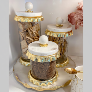 Pot à bonbons décoratif plaqué or de belle qualité, serveur de noix fantaisie fait à la main, forme ronde, vente en gros, pot à fruits secs en métal de luxe - Product Image 1