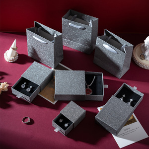 Wholesale Luxury New Design Custom Square Gift Cardboard Stackable <b>Storage</b> Rigid Slide Drawer <b>Boxes</b> for Packaging - Product Image 3