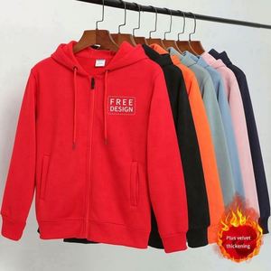 Sudaderas con Capucha Personalizadas con Bordado e Impresión de Logotipo, Sudaderas con Cierre para Hombre, Forro Polar Interior Grueso - Product Image 6