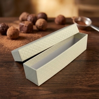 Boîte cadeau en carton rigide personnalisée avec couvercle et base, de qualité alimentaire, pour chocolats et truffes, en promotion