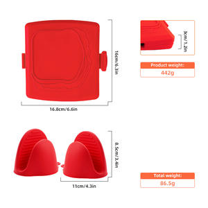 Mini-poêle en silicone pour sandwichs, cuisson rapide et chauffage, utilisation au micro-ondes, bleu, rouge, portable, double face, petit-déjeuner - Product Image 6