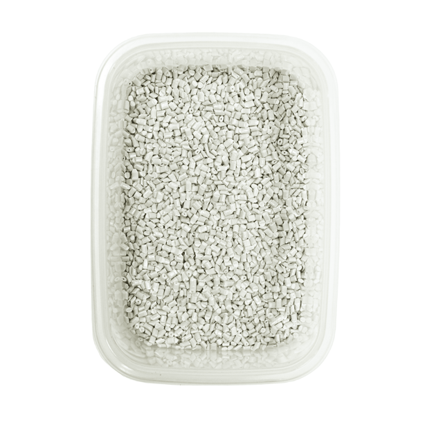 2 Grayish White Flame Retardant PC/ABS Granules Molding Grade High Impact Resistance MFI 25 Recycled Alloy for Electronic Shells