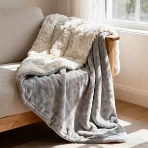 Đôi Hai Mặt Sherpa Lông Cừu Chăn Thêm Dày Sang Trọng Có Thể Đảo Ngược Mùa Đông Ném Chăn Và Lớn Đi văng Bìa - Product Image 3