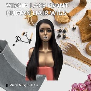 Venta caliente <span class=keywords><strong>Chocolate</strong></span> Brown Long Lace Front Raw pelucas 100% cutícula virgen vietnamita cabello humano proveedor al por mayor - Product Image 2