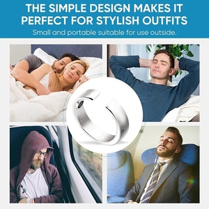 Anel Magnético para Auxílio ao Sono, Tratamento de Acupressão para Ronco, Anel Magnético Elegante para Dispositivo <span class=keywords><strong>Anti</strong></span>-Ronco - Product Image 6