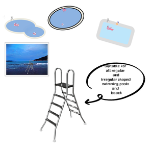 CADison บันไดสระว่ายน้ำกันลื่น304/316สแตนเลสสตีลทนทานอุปกรณ์สระว่ายน้ำยอดนิยม - Product Image 5