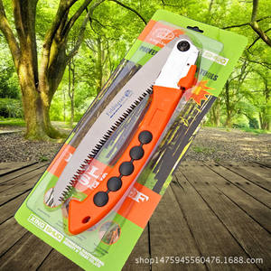 เลื่อยมือพับได้ Xingshuo ขนาด 270 มม. ฟันเลื่อยสามด้าน ใช้ได้หลากหลายงานไม้และสวน พร้อมด้ามจับ PVC - Product Image 1