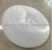 Canapé gonflable transparent à lumière LED | Chaise de plage longue d'extérieur pour fête et camping