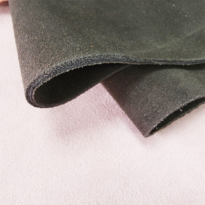 Pelle Scamosciata Spessa Impermeabile a Due Strati in Pelle Bovina Spazzolata 2.7mm, Materiali in Vera Pelle Scamosciata per Scarpe e Tessuto per Bagagli - Product Image 3