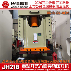 WORLD JH21B-125T Open Fixed Table Punch <b>Press</b> 1250KN Hydraulic Metal Working <b>Machine</b> - Product Image 5
