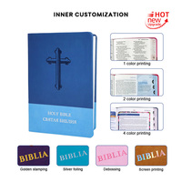 Cuir PU  Bibles en gros personnalisées – Couverture souple de qualité supérieure, couleur et taille au choix – Livres bibliques King James