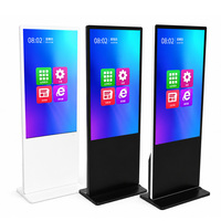 Pantalla LCD Vertical de 65 Pulgadas para Kiosco, Señalización Digital para Interiores, para Tiendas Minoristas, Metro, Aeropuertos, Publicidad
