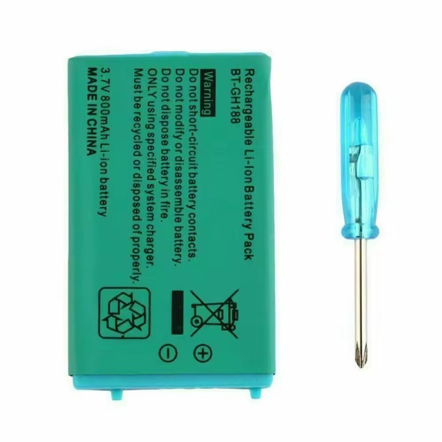 Rechargeable Battery Pack for Nintendo Gameboy Advance GBA SP Battery Replacement Li-ion Batteries 3.7V 850mAh