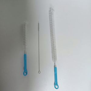 <b>Bottle</b> Cleaning <b>Brush</b> Set Bamboo and Plastic Handle Long Handle <b>Bottle</b> Cleaner for Washing Sport <b>Bottles</b> Baby <b>Bottle</b> - Product Image 4