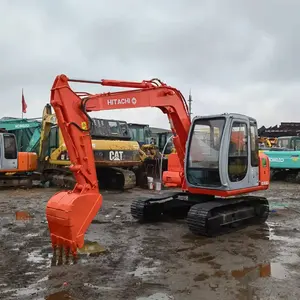 Mini-excavatrice Hitachi Zx60 d'occasion du Japon, 6 tonnes, prix imbattable, hydraulique avec lame de bulldozer, mini-excavatrices Hitachi 60 d'occasion - Product Image 5