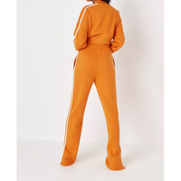 K210489 Ensemble 2 pièces de vêtements de détente avec logo personnalisé Ensembles pour femmes Fabricants pour vêtements de douane Ensemble pour femme Ensembles de survêtement