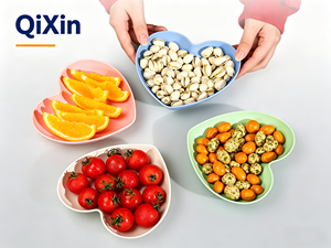 Piatto a Forma di Cuore in Plastica PP, Piatto Ecologico Usa e Getta per Snack e Frutta, per Semi e Gusci di Melone, Produzione OEM Cina - Product Image 4
