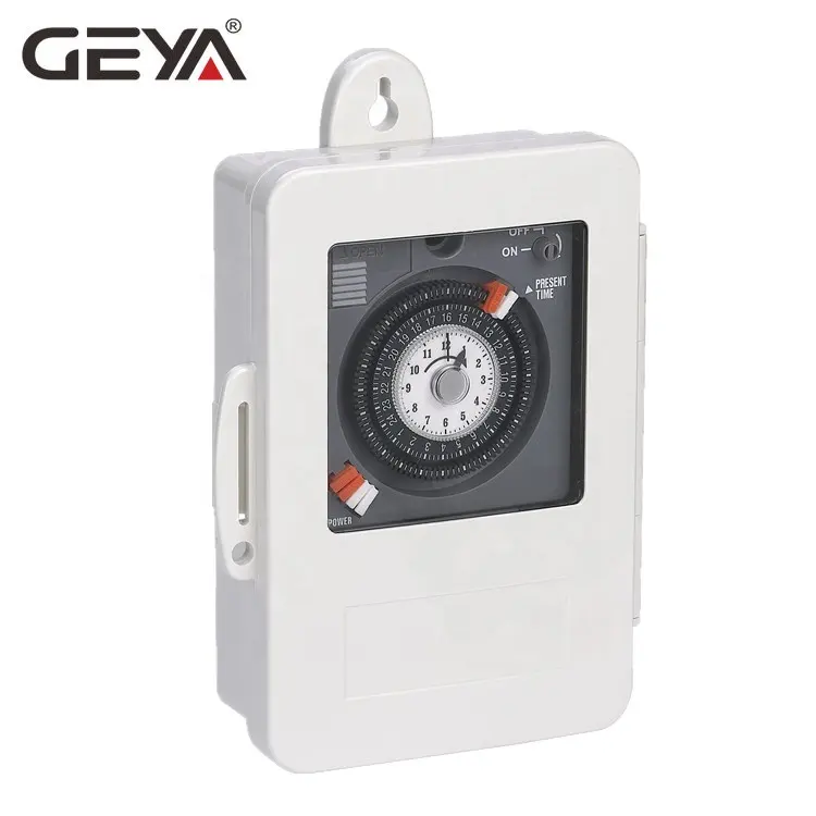 GEYA TB30R 30A 240V Mechanical Countdown Timer Switch 24 Hours Electrical Timer Industrial