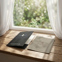 Porte-documents pliable A4 personnalisé, impression couleur, design avec poche, emplacement pour cartes de visite, organiseur de documents pliable pour le bureau