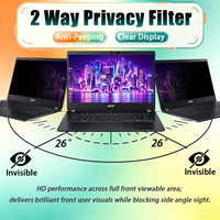 Filtre de confidentialité pour ordinateur portable 13,3 pouces 16:10, anti-espionnage, anti-reflets, anti-lumière bleue, protection d'écran PET pour usage professionnel