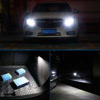 NAO 2x W5W T10 LED Ultra Hell 5W5 12V 24V 4W 600Lm Auto-Innenraumbeleuchtung Seitenlicht Glühbirne Warmweiß Bernstein Rot Leistungsstarke Markierungsleuchte