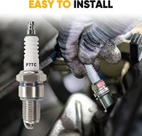 Nouvelles bougies d'allumage F7TC de haute qualité de classe A, 3 pièces, pour générateurs GX120/160/200/390, remplace/s'adapte aux karts et mini-motos