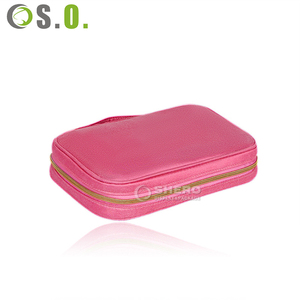 New Arrival Jewelry Organizer Luxury Portable <b>Large</b> Capacity Travel Jewelry Zipper Bag With Handle - Product Image 4